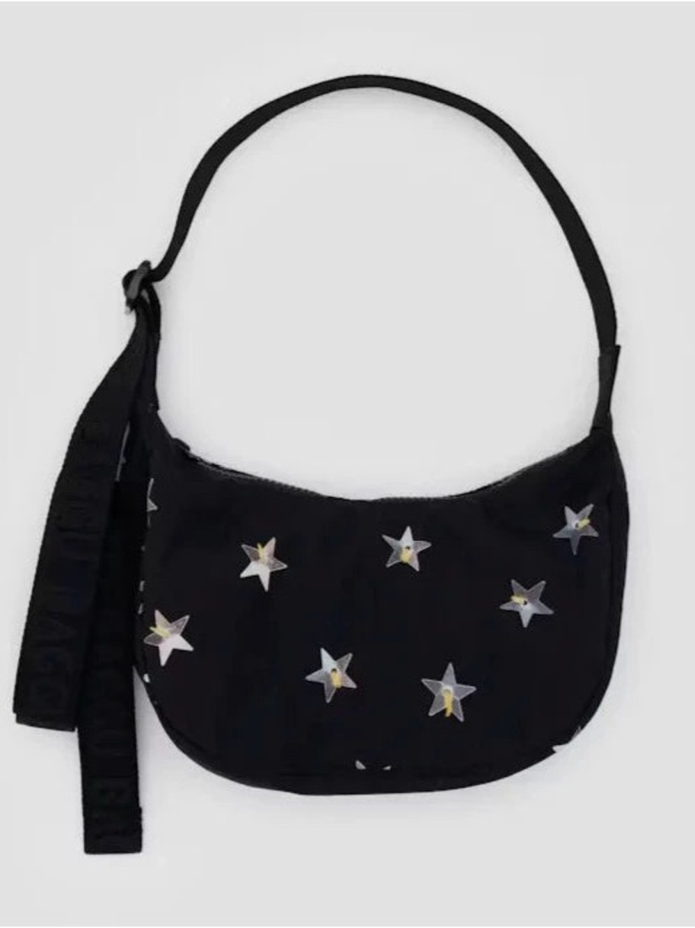 BAGGU Black Star Small Crescent Bag